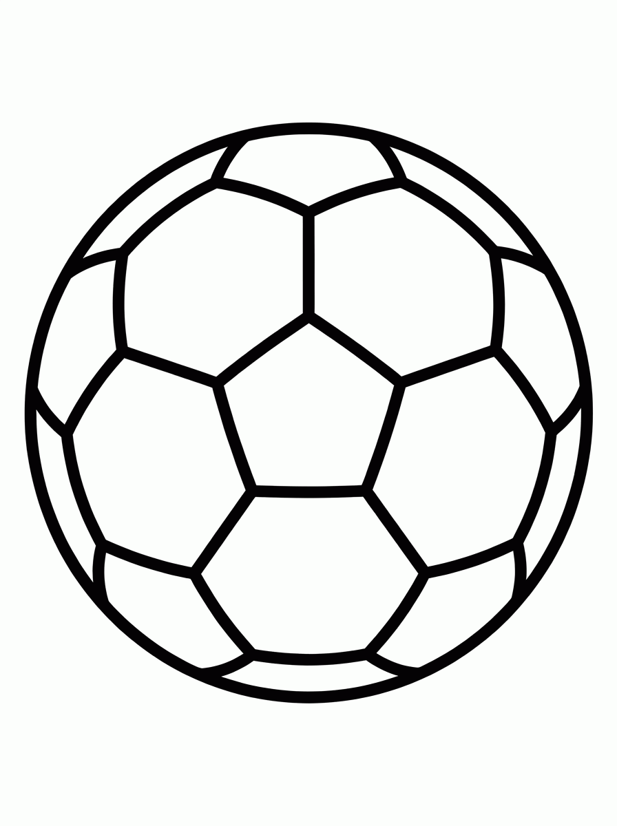 Bola de Futebol para colorir