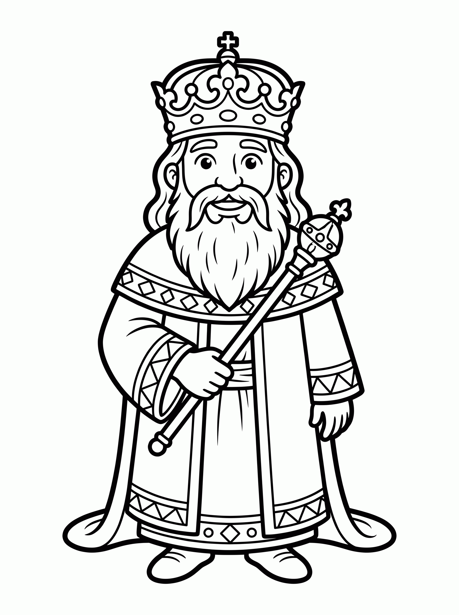 Charlemagne para colorir