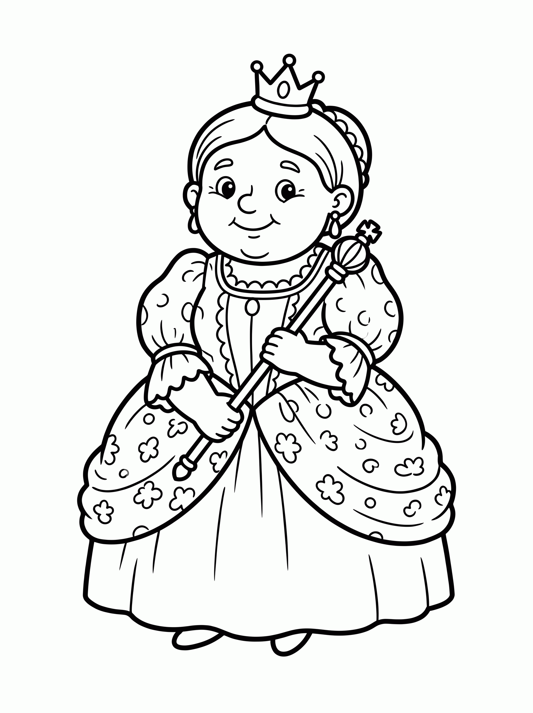 Queen Victoria para colorir