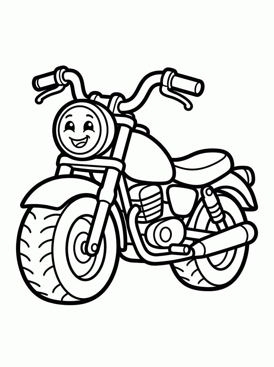 Moto Legal para colorir