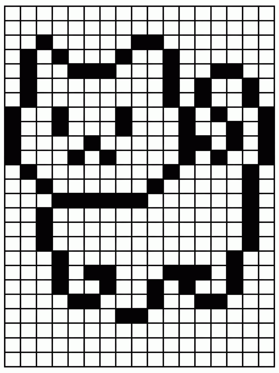 Gato em Pixel Art para colorir