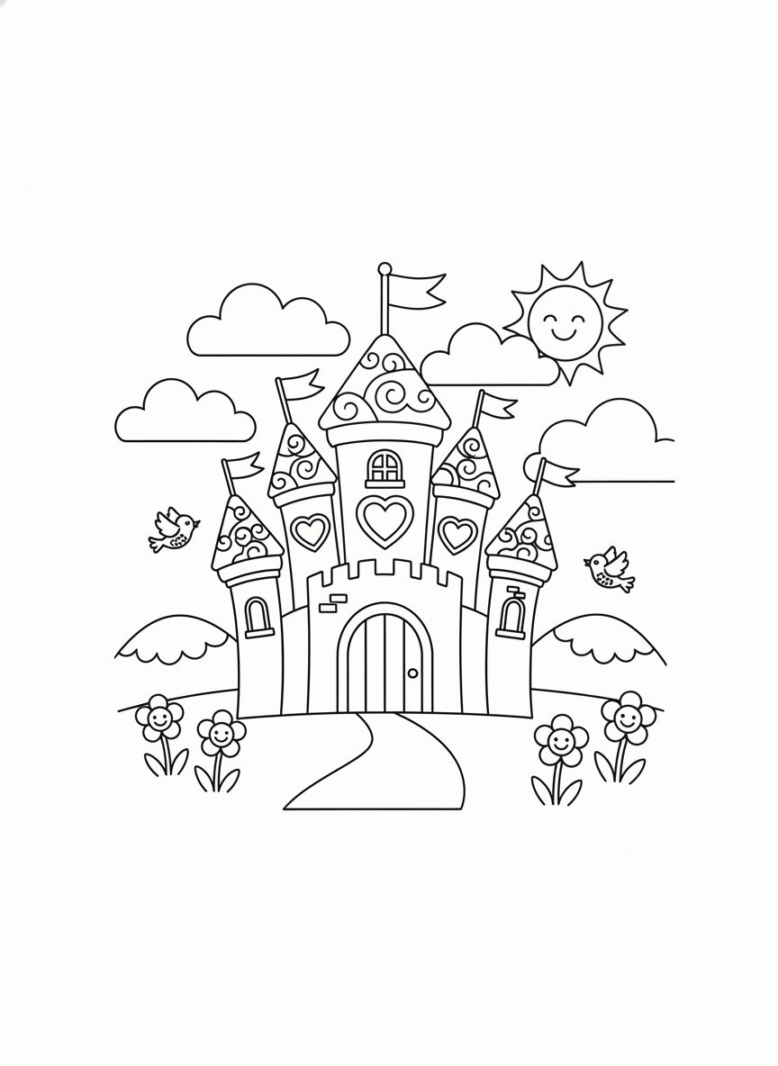 um castelo de princesa