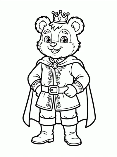 Desenho de Bestia Gentil para colorir