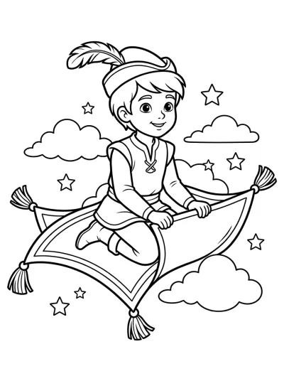Desenho de Tapis Volant para colorir