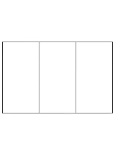 Desenho de Bandeira da Franca (Flat) para colorir