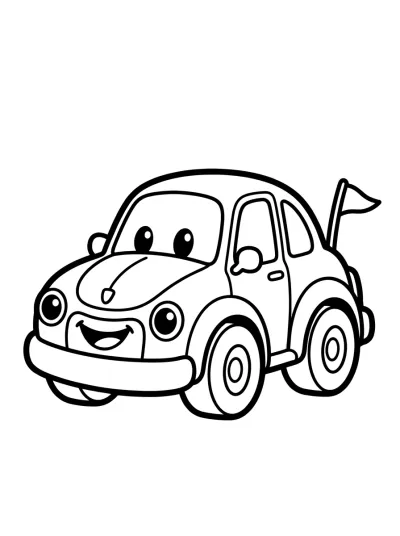 Desenho de Carrito de Juguete para colorir