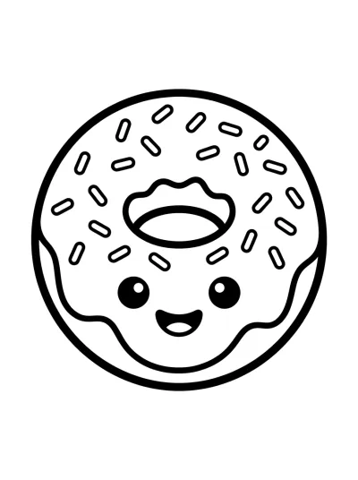 Desenho de Dona con Chispas para colorir