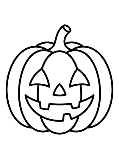 Desenho de Citrouille de Halloween para colorir