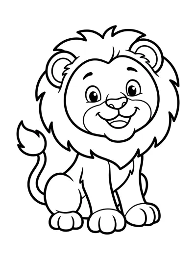 Desenho de Cachorro de Leon para colorir