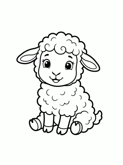 Desenho de Petit Agneau para colorir
