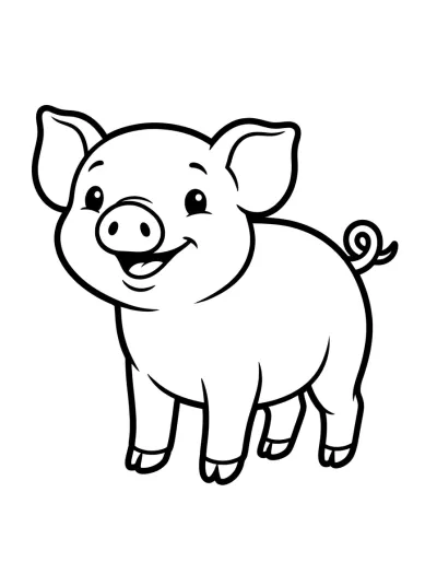 Desenho de Lechon para colorir