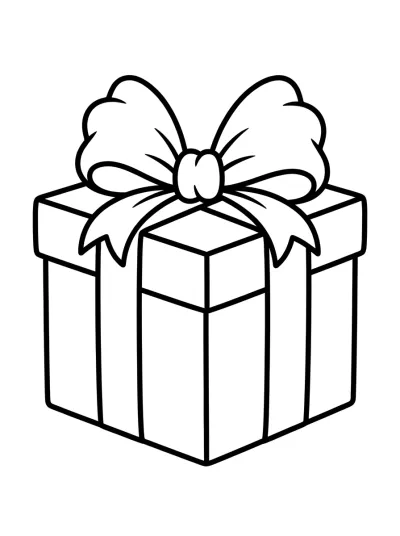 Desenho de Regalo con Lazo para colorir