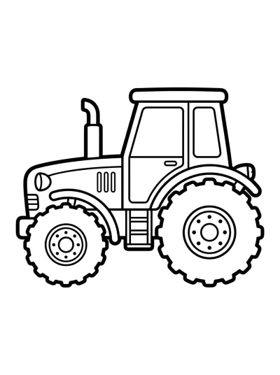 Desenho de Tractor de la Granja para colorir